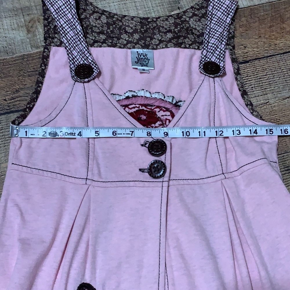 Ivy Jane Embroidered Appliqué Vest Top Small Flower Butterfly - Picture 5 of 8